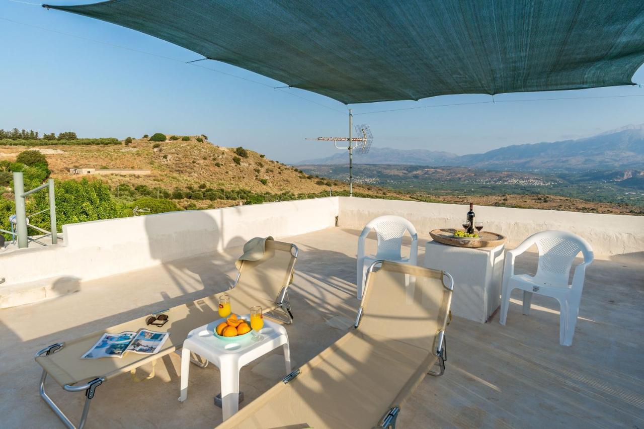 Bella-Maria At Aptera With Mountain And Sea View !! Chania  Exterior photo
