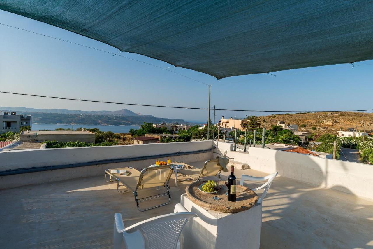 Bella-Maria At Aptera With Mountain And Sea View !! Chania  Exterior photo